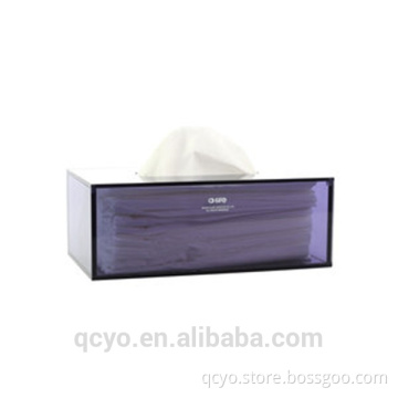 2015 shenzhen supplier new productsclear / flower tissue box
